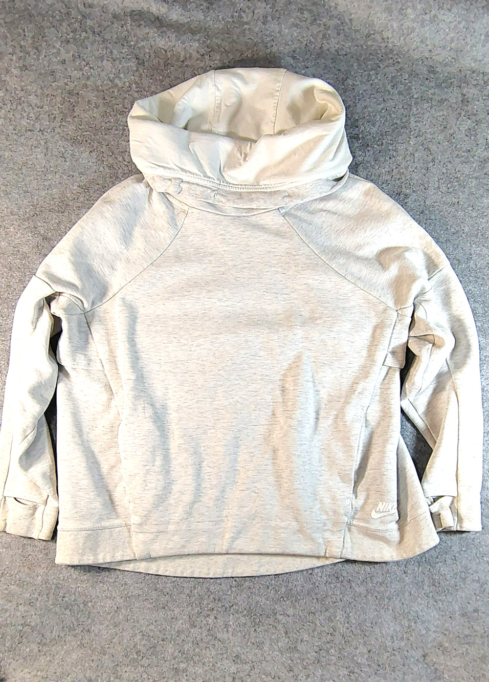 Nike Women's Funnel Neck Pullover Sweatshirt Size L Workout Athletic